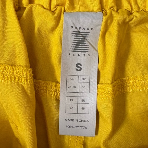 SAVAGE X FENTY Canary Yellow PJ Set size S - Picture 10 of 14